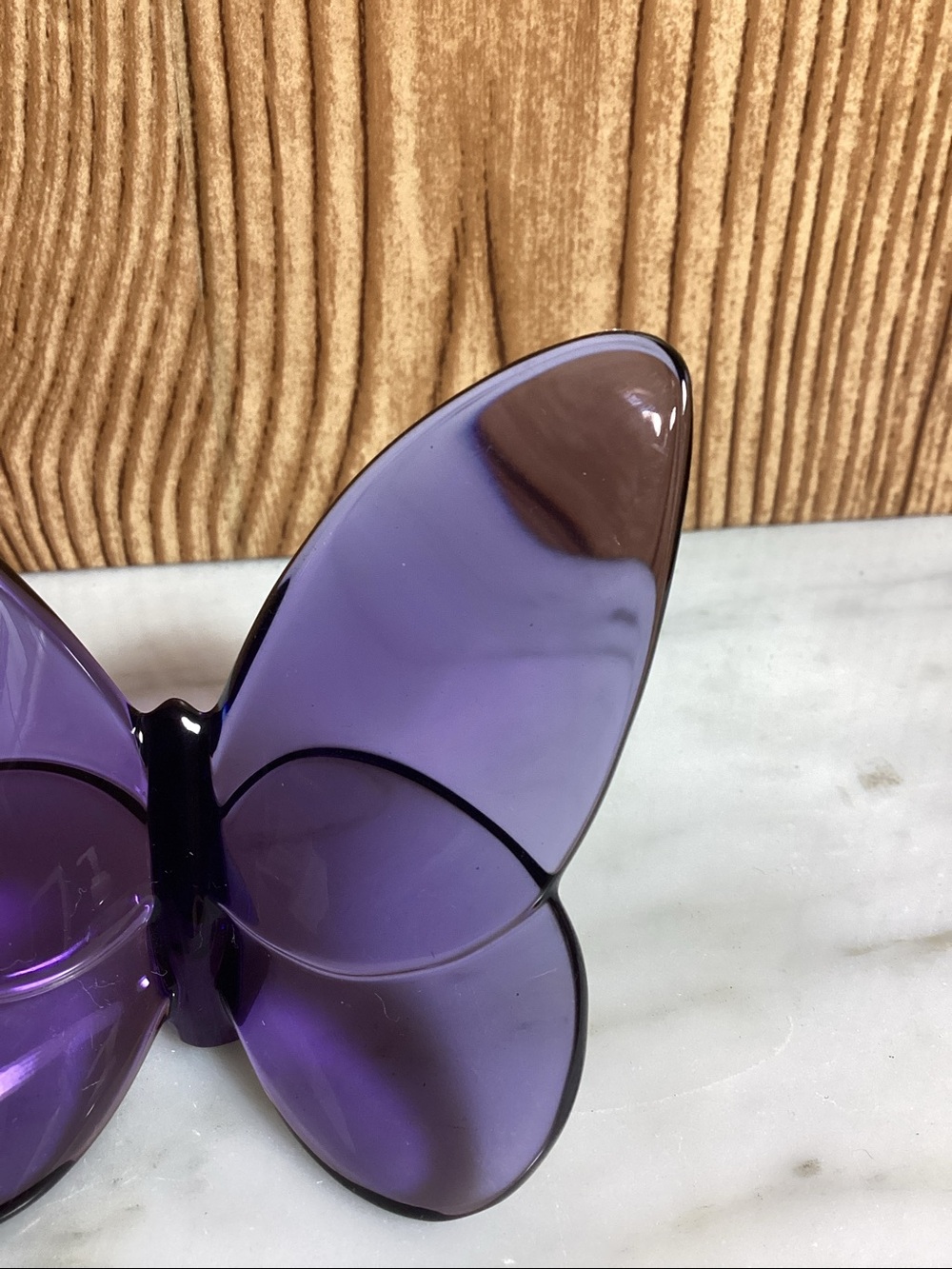 Baccarat Purple Lucky Butterfly Collection 3” - Picture 10 of 10